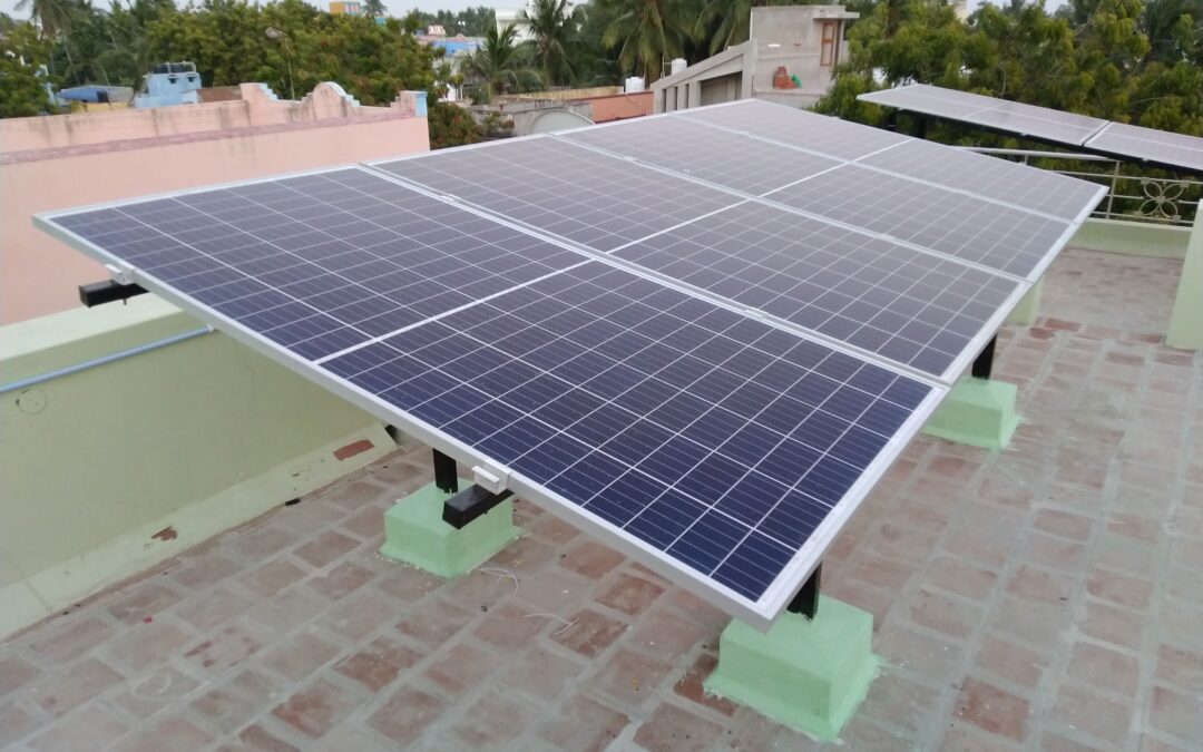 7KW Residential Solar Rooftop on gird system – Kayalpatinam