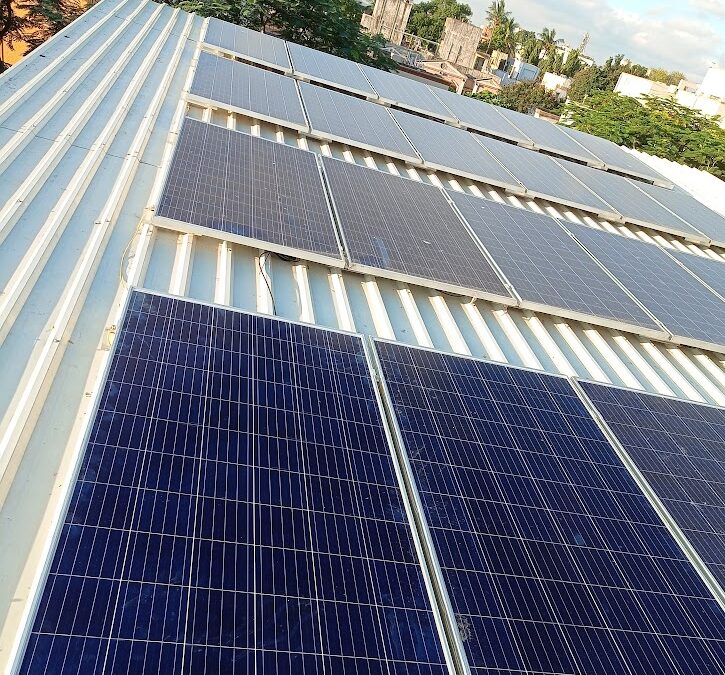 10KW Residential Solar on gird system – Choolaimedu